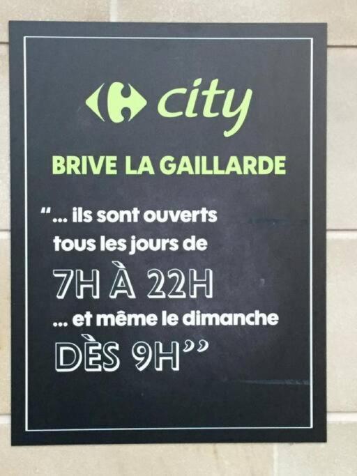 Logement A Brive Avec Terrasse Et Climatisation - Pres De La Gare Et Du Centre-Ville - Wifi Et Stationnement Gratuit Buitenkant foto